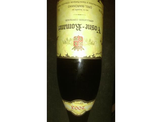 bourgogne Vosne romanee 2003