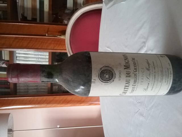 A vendre 10 bouteilles du CHATEAU MIGNON DU BARON DE MONTFORT de 1990