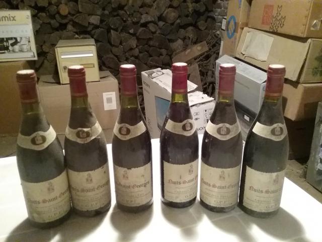 A VENDRE 6 BOUTEILLES DE NUITS SAINT GEORGE DE 1988S