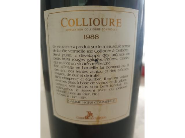 Vin Collioure "cellier des Templiers" - photo 2