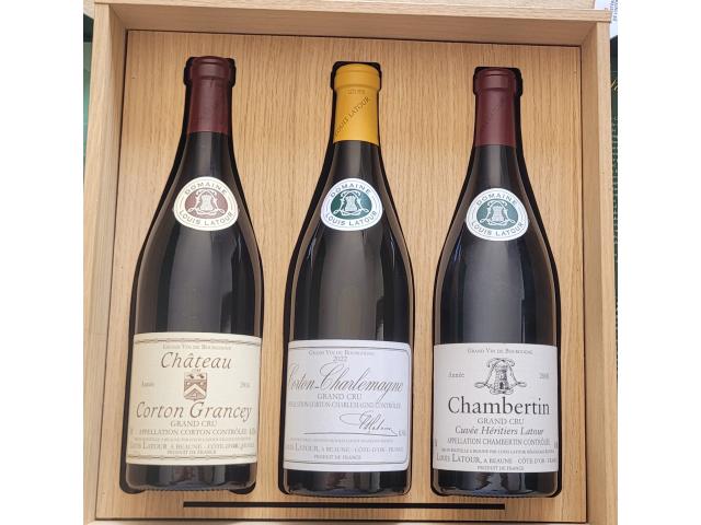 Lot de 3 grands crus latour Bourgogne